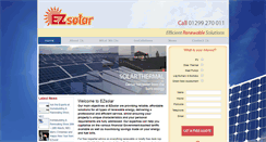 Desktop Screenshot of ezsolar.co.uk