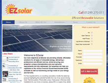 Tablet Screenshot of ezsolar.co.uk